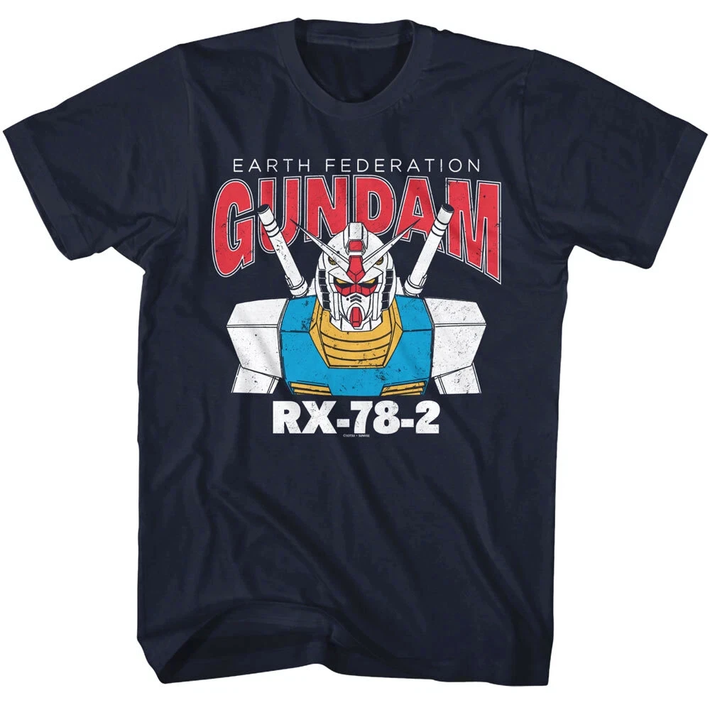 

Gundam Earth Federation RX-78-2 Men's T Shirt Japanese Anime