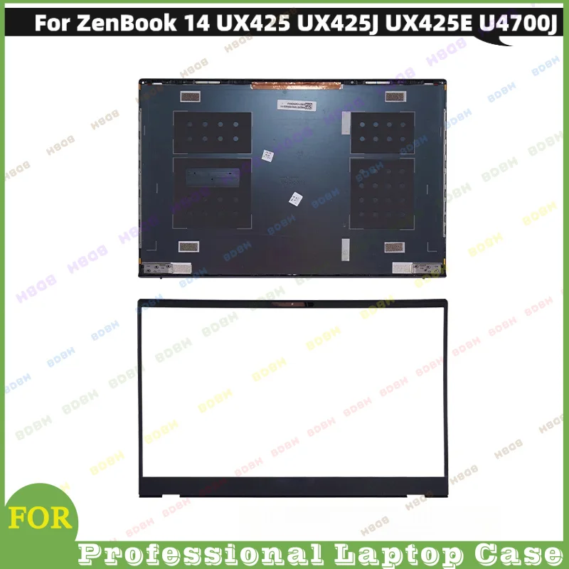 #BDBH For ZenBook 14 UX425 UX425J UX425E U4700J Full Housing Cover LCD Back Cover/Front Bezel/Hinges/Palmrest/Bottom Case