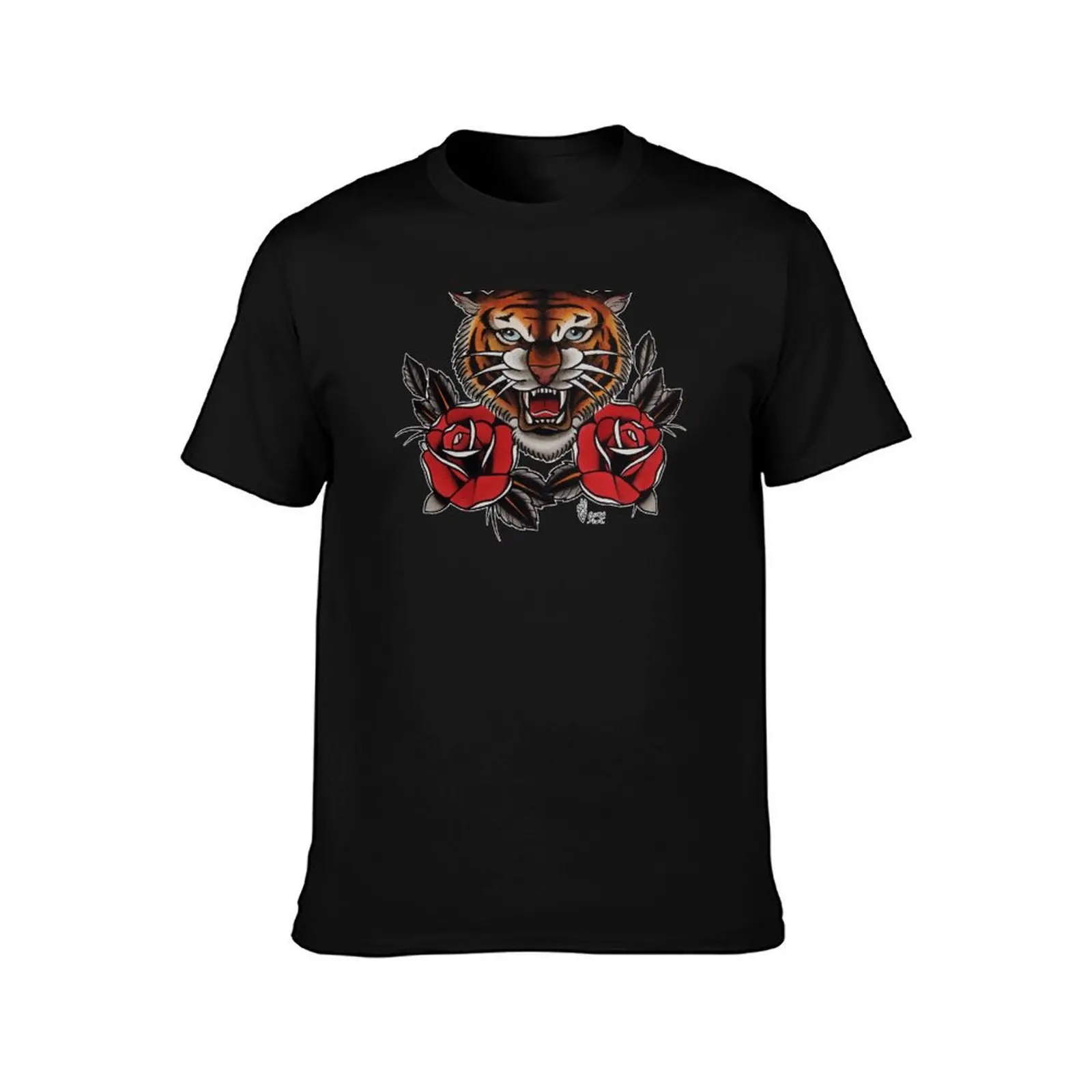 Tiger - TATTOO T-Shirt Plus Size Loose Fit T-Shirt