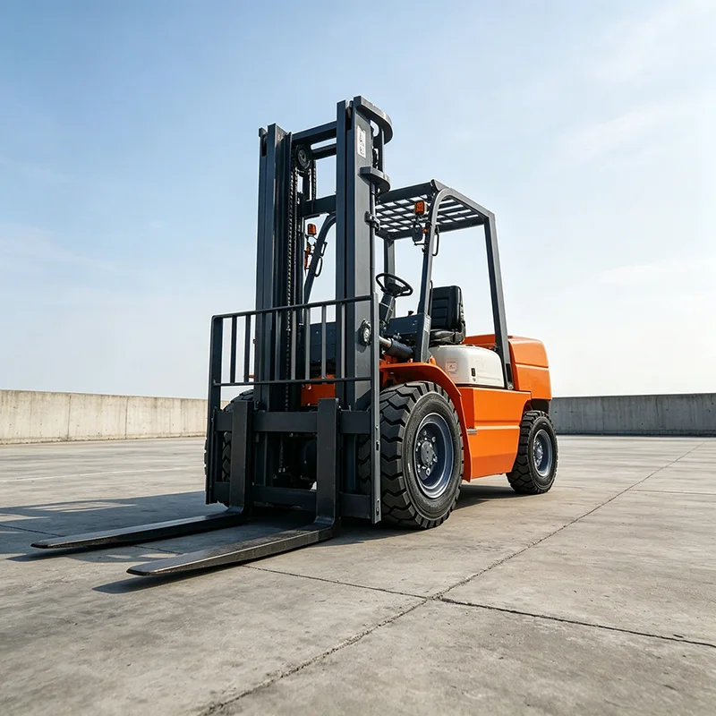 Electric Forklift with Fork Positioner 2.5 Ton 3.5 Ton Lead-Acid Battery Adjustable Fork Width Forklift