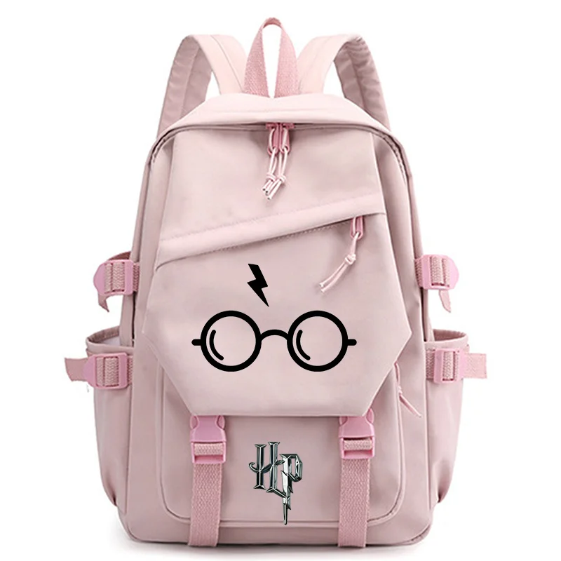 New Female Harris Glasses Women Backpack Waterproof Schoolbag HP for Student Female Girls Capacity Laptop Book Pack Mochilas