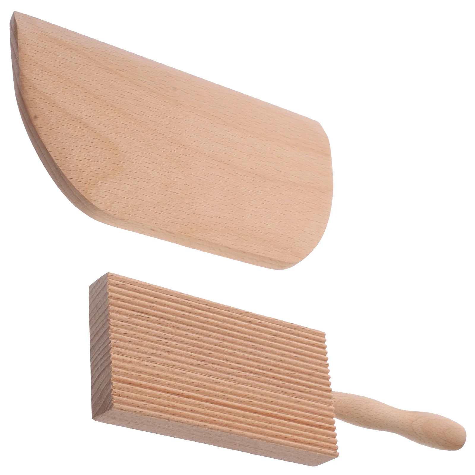 

1Set Pasta Making Tools Wooden Gnocchi Board Practical Kitchen Accessories Household Dough Scraper Wear-Resistant Pasta Maker