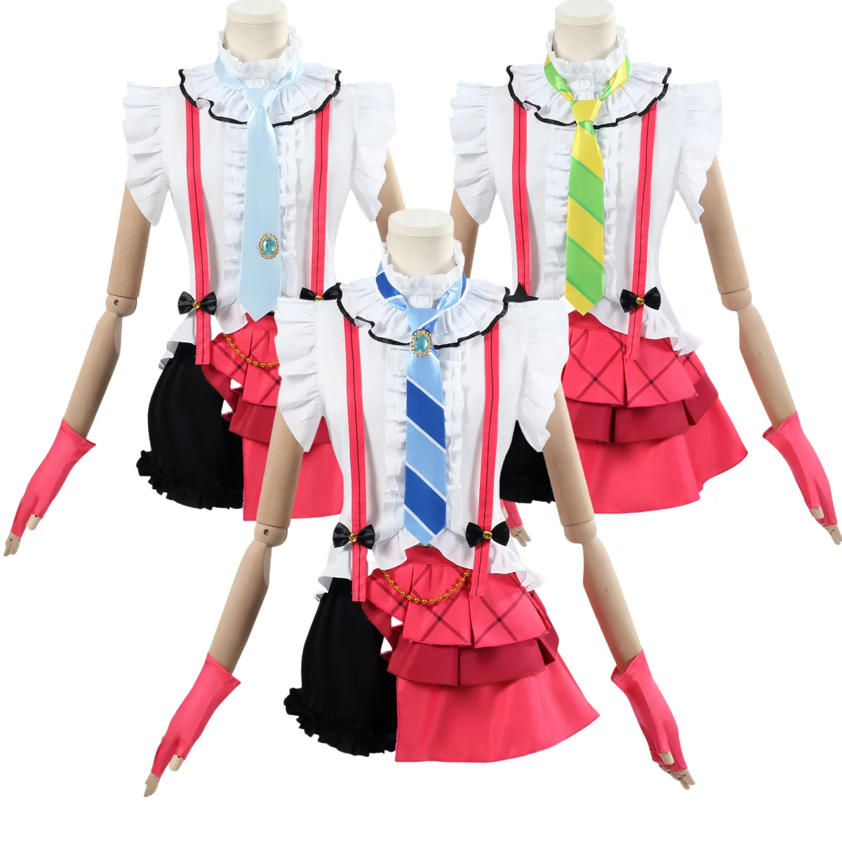 Anime ¡Ama vive! Festival de ídolo escolar Rin Hoshizora Sonoda Umi EliAyasee, disfraz de Cosplay, camisa, falda, peluca, traje de fiesta bonito para mujer