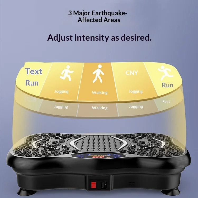 Hot selling fat-burning machine, rhythmic lazy standing vibration slimming machine, household mini full-body vibration massage d