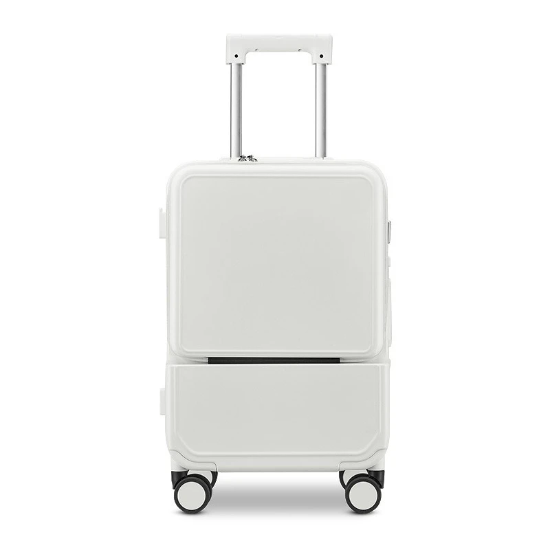 

20-Inch high-value boarding password box with front opening tie rod suitcase