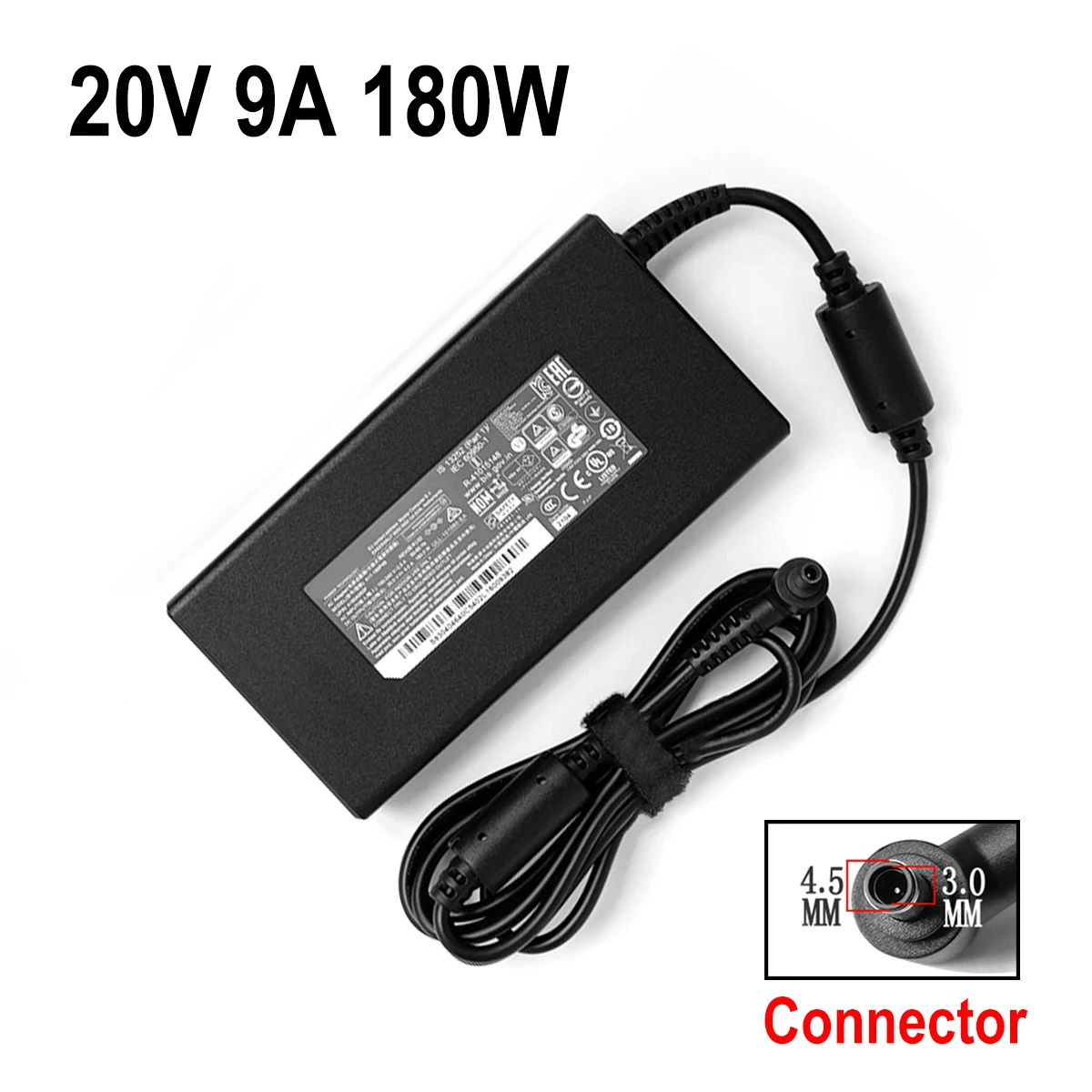 Imagem -01 - Chicony-carregador de Laptop Adaptador ac Fonte de Alimentação A17180p4b A180a063p 20v 9a 180w 4.5x3.0 mm Tomada dc Original