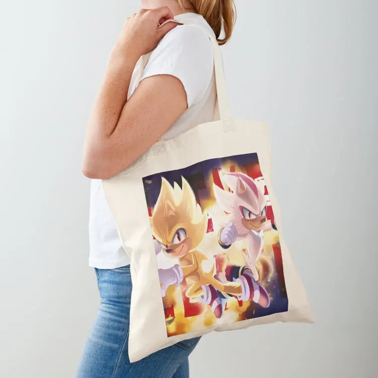 

SUPER SHADOW AND SONIC! Tote Bag custom bags Reusable bags Women's bags Shopping