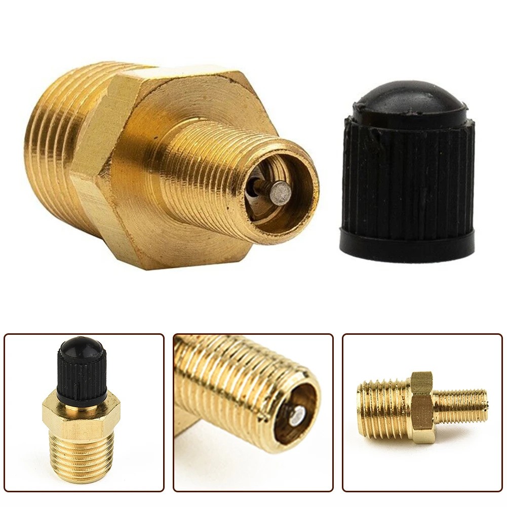 Air Compressor Tank Fill Valve Spare Accessories Easy Installation Male Thread Practical Brand New Long Lasting