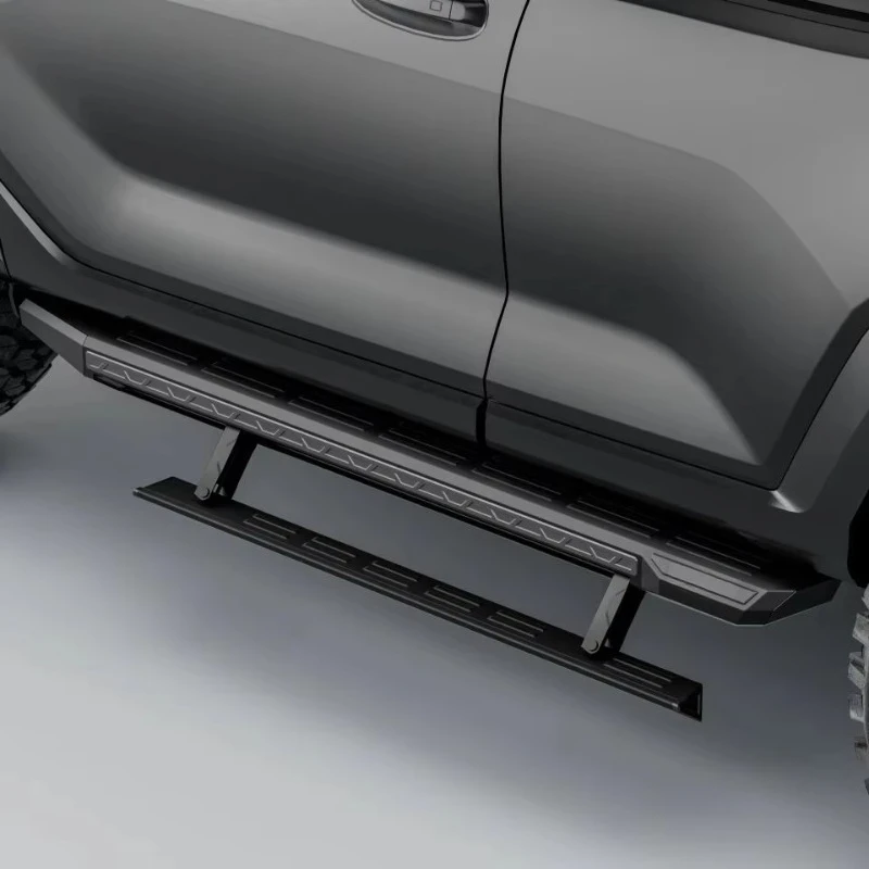 Off-Road Electric Side Steps - Long Version, Aluminum Alloy, All-Terrain Protection,