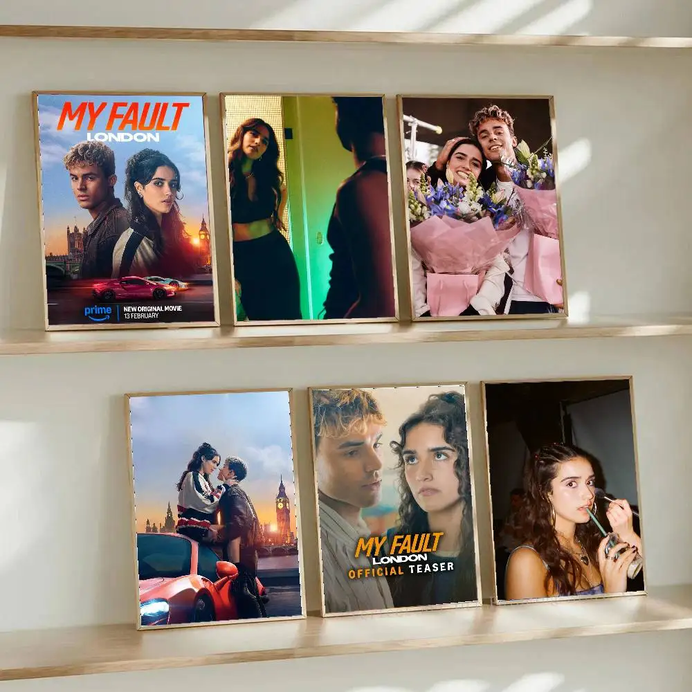 My Fault L-London Movie Posters Living Room Bar Cafe Quality Canvas Vintage Style Comics Painting Art Home Wall Decor Picture