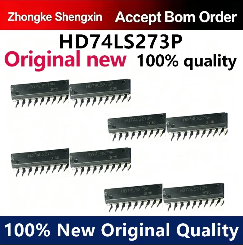 （5pcs-100pcs）Brand new original HD74LS273P 74LS273 common clock reset 8-D trigger chip directly inserted DIP20