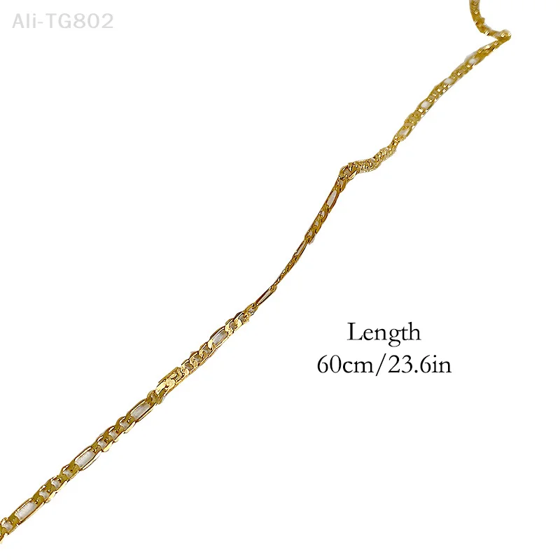 سلاسل أظافر ثلاثية الأبعاد بطول 60 سم بتصميم بانك من السبائك، ذهبية وفضية مع خرز حجري، زينة للأظافر لتزيين فن الأظافر