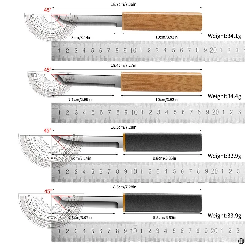 Double-edged Knife Dragon and Phoenix Knife Sharp Portable Knife Household Fruit Knife Multifunctional Barbecue Knife