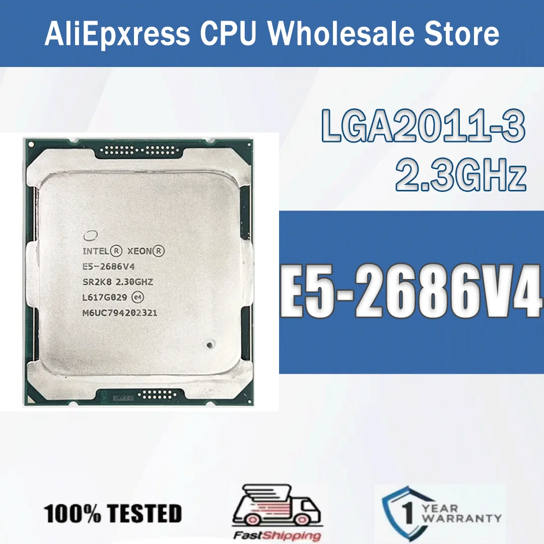 Xeon Intel v4 E5-2686 18-Core 0 CPU E5 32GB RAM 1 2.3GHz Processor 