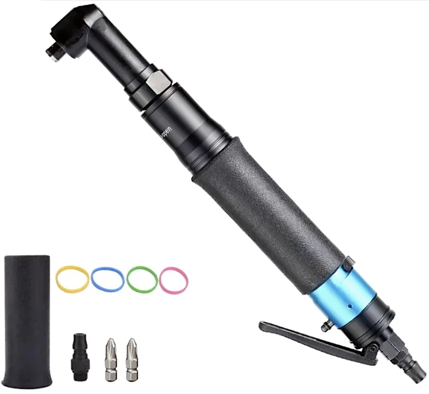 TY85130 Air Angle Screwdriver Adjustable Precision Shut-Off Clutch 300 RPM , 3.0 Nm - 18 Nm for M5.1 - M8.0 Screws