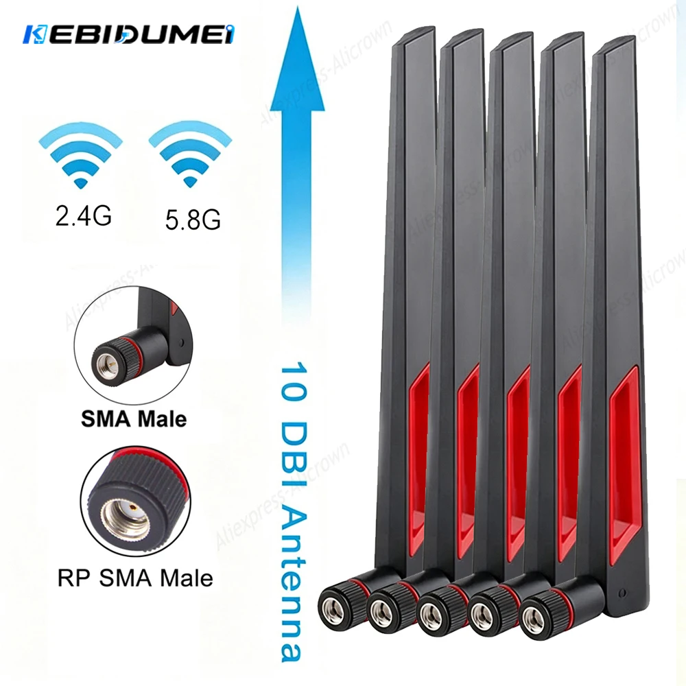 Antenna 2.4Ghz - KEBIDUMEI 10dbi WIFI Antenna 2.4Ghz 5Ghz