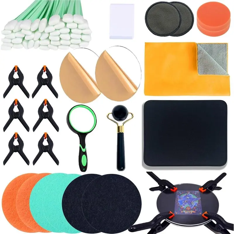 

Набор для ухода за спортивными карточками B84B: инструменты для выравнивания и очистки, 174 предмета