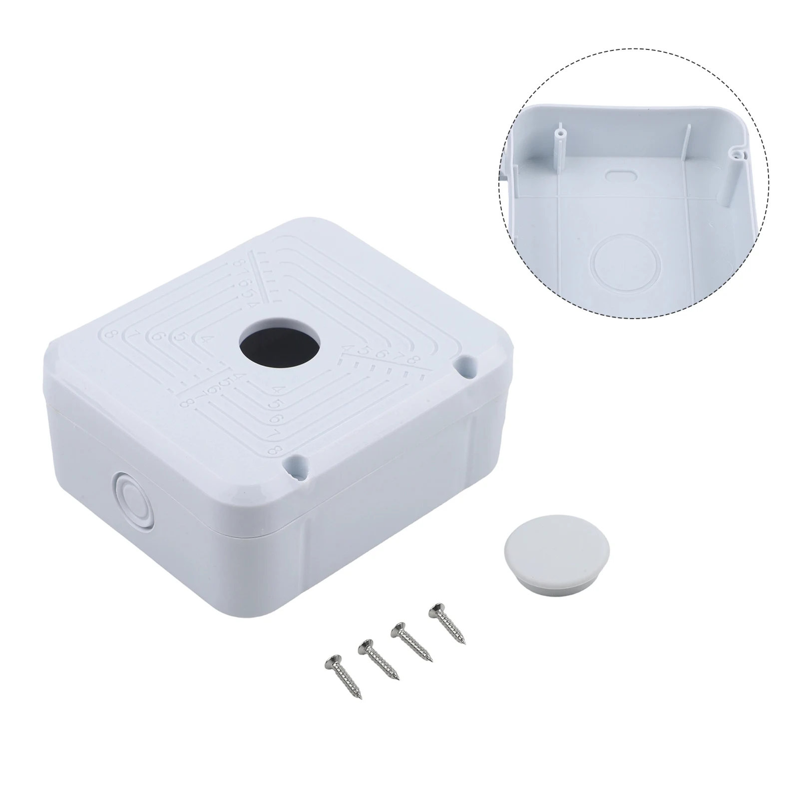 Waterproof Junction Box For CCTV Camera Video- Wire Cable Management Power Supply Enclosure Outdoor Surveillance Accessory