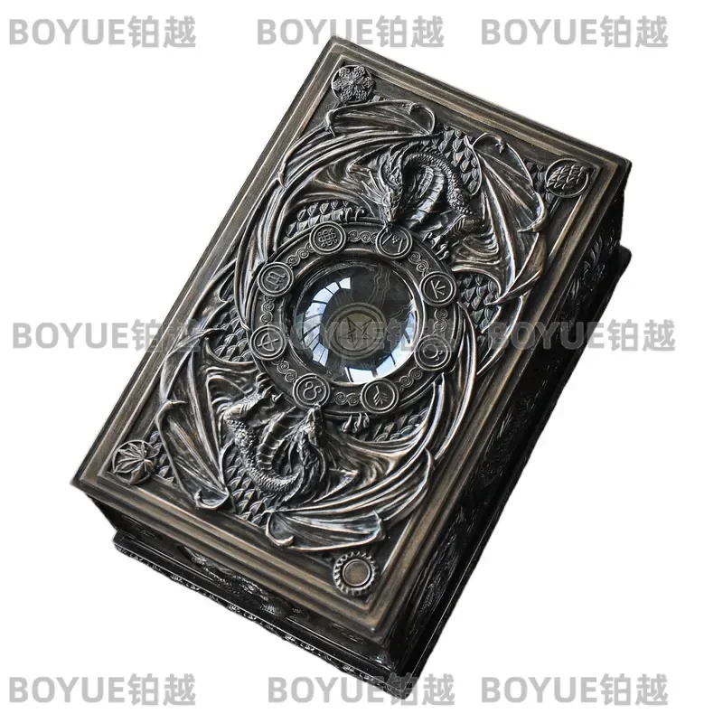 Vintage Leviathan Fantasy Jewelry Box European Korean Princess Style Ring Storage Organizer Elegant Decorative Gift for Women