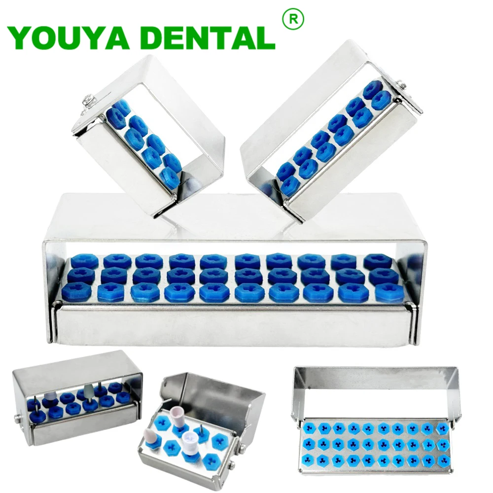 

Autoclave Dental Bur Holder 8/12/30 Holes Sterilizer Case Endo File Disinfection Box Diamond Burs Drill Block Dentistry Tools