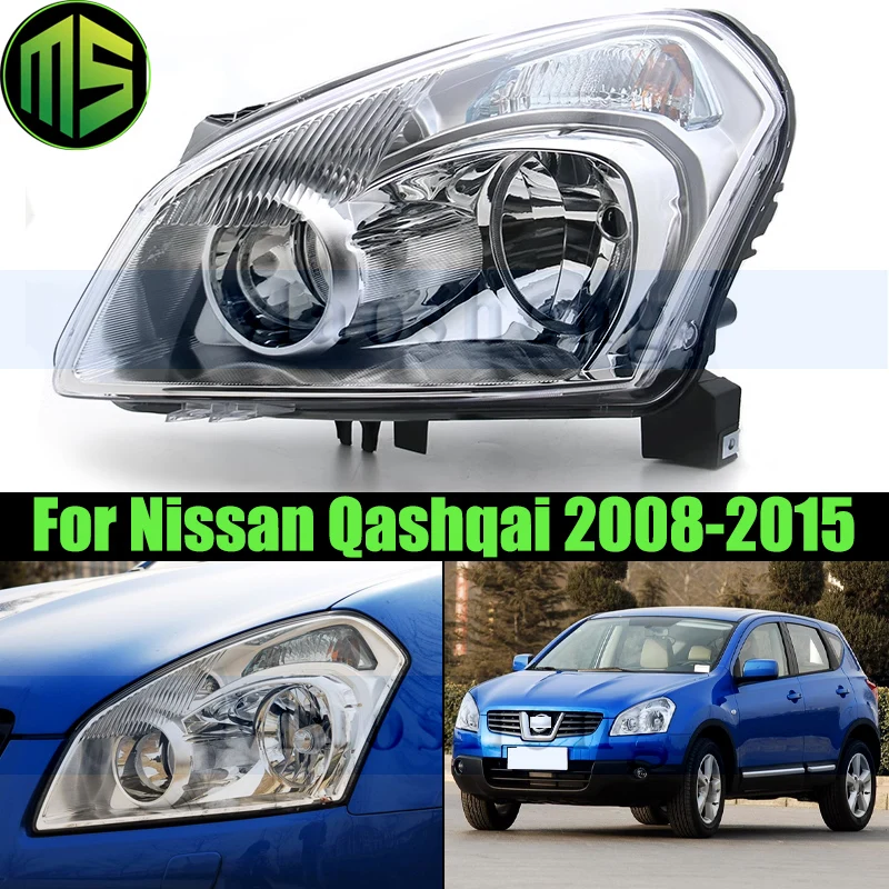 Maosheng Reflektor halogenowy przedniego zderzaka Reflektor przedni Do Nissan Qashqai 2008-2015 Reflektor przedni Światło kierunkowskazu Bez blatu