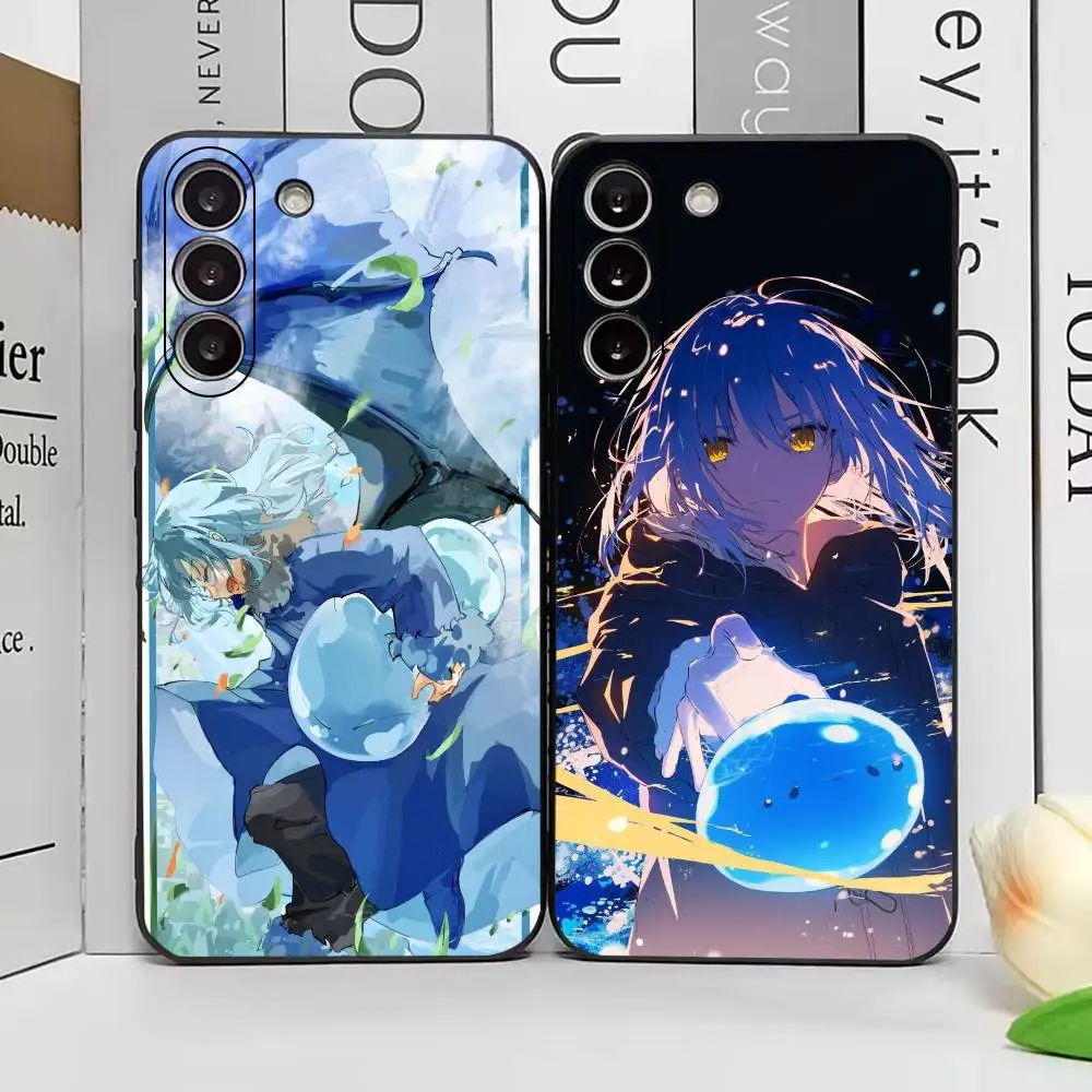 R-Rimuru Anime Personalized Phone Case For Samsung Galaxy A73,A72,A71,A70,A53,A52,A51,Soft Silicone Black Cover