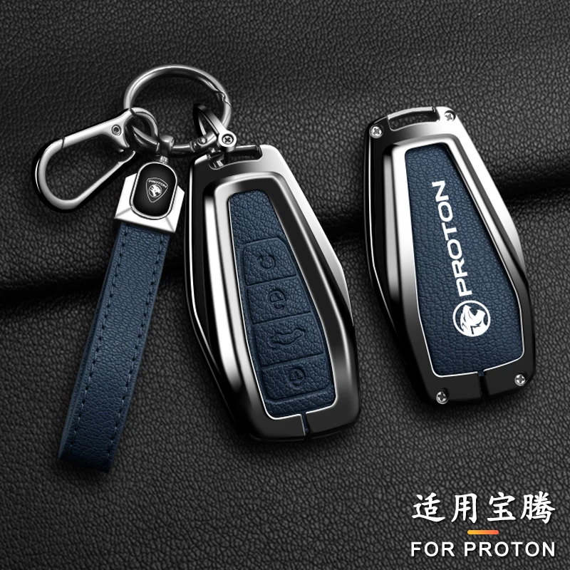 سبائك الزنك 4 زر مفتاح السيارة قذيفة تعديل الوجه للطي مفتاح القضية ل بروتون Gen-2 R3 انسبا سافي بيرسونا حكيم واجا اكسسوارات #6