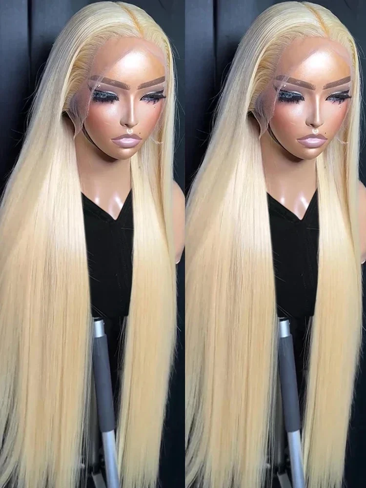 613 Hd Lace Frontal Wig 13x6 Straight Blonde Lace Front Wig Human Hair 30 Inch Transparent 13x4 Honey Blond Lace Front Wigs