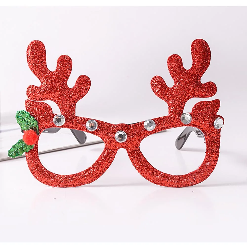 نظارات عيد الميلاد الجدة الكرتون النظارات سانتا النظارات عطلة احتفالية إطار نظارات للأطفال حفلات عطلة