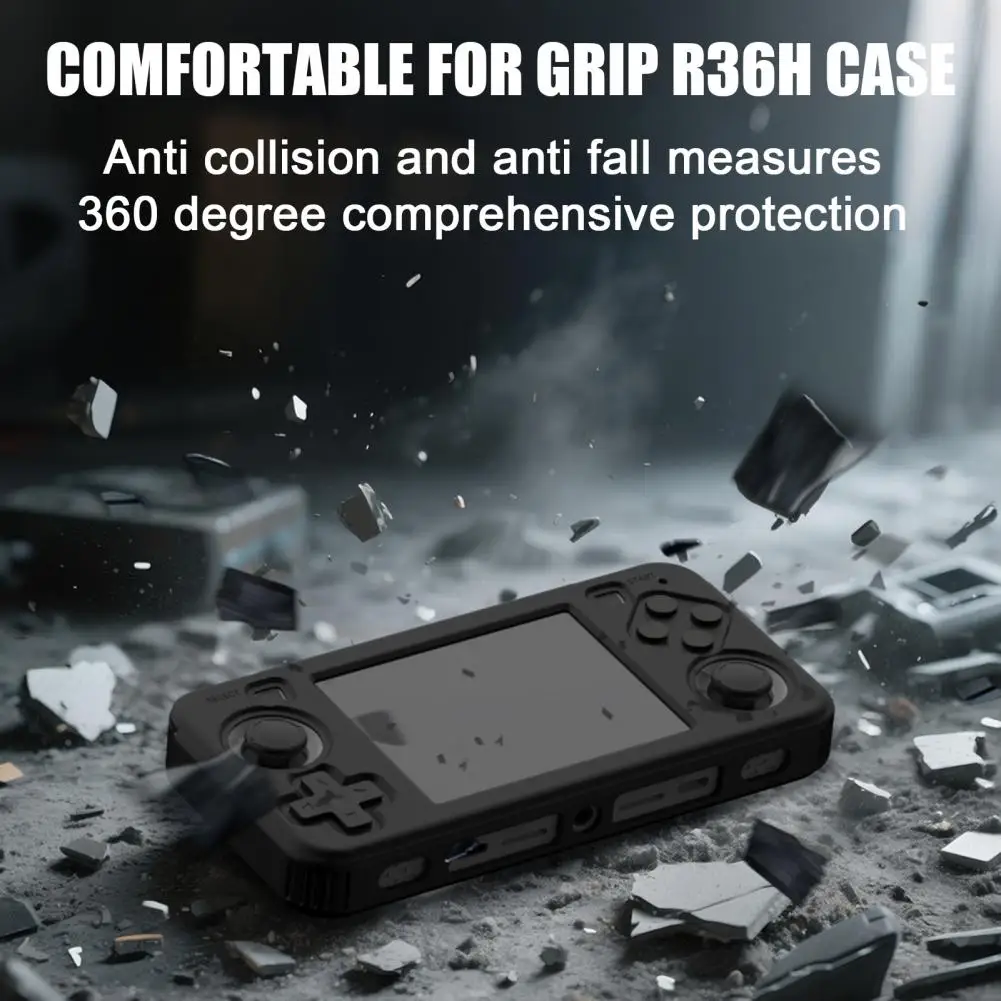 Console Protective Case Game Console Case Silicone Protective Case for R36h Handheld Game Console Shockproof for Ultimate