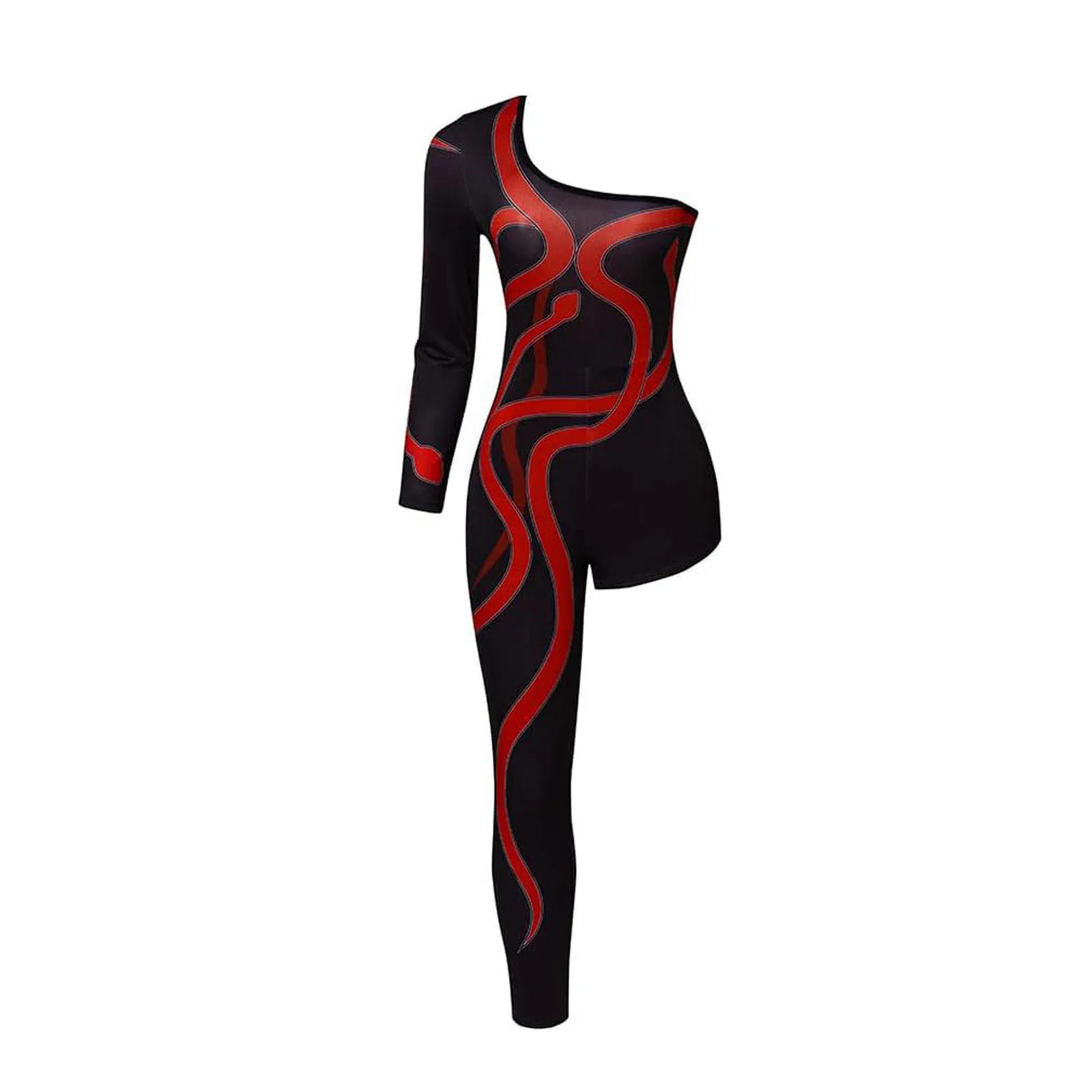 Kinderen Meisjes Taylor Cosplay De Eras Tour Kostuum Zwart Rood Print Romper Show Outfits Halloween Party Gift