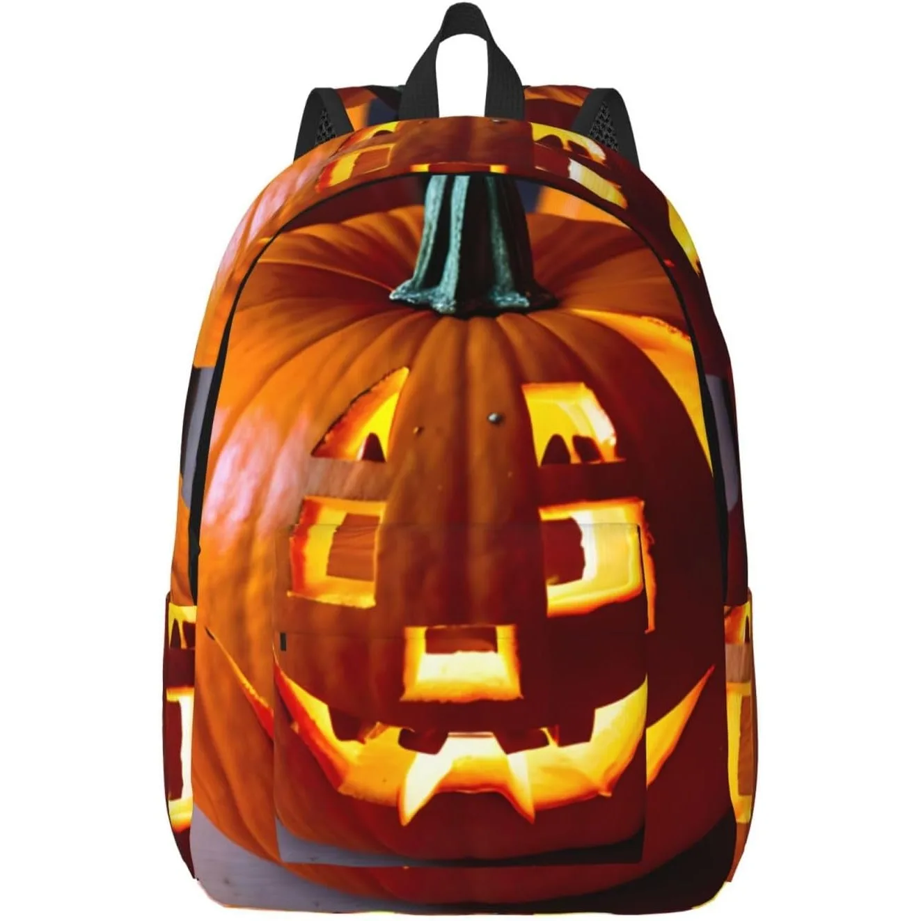 

fall pumpkin Fashionable and lightweight canvas backpack, fit for casual travel, easy to carry your life