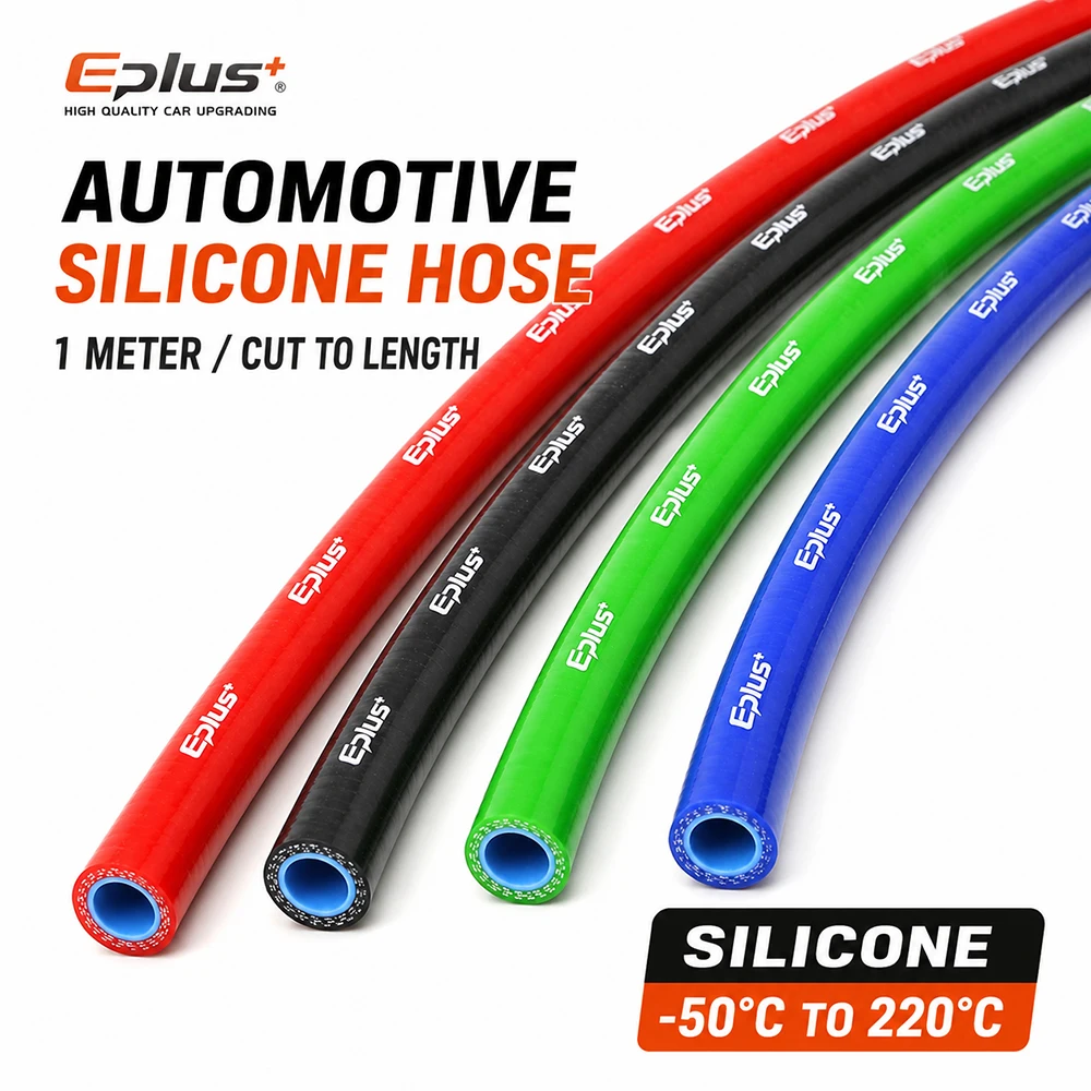 4 Layers 1M Reinforced Silicone Vacuum Hose Red Blue Black Green Universal Car Motorcycle Engine Air Silica Gel Tube