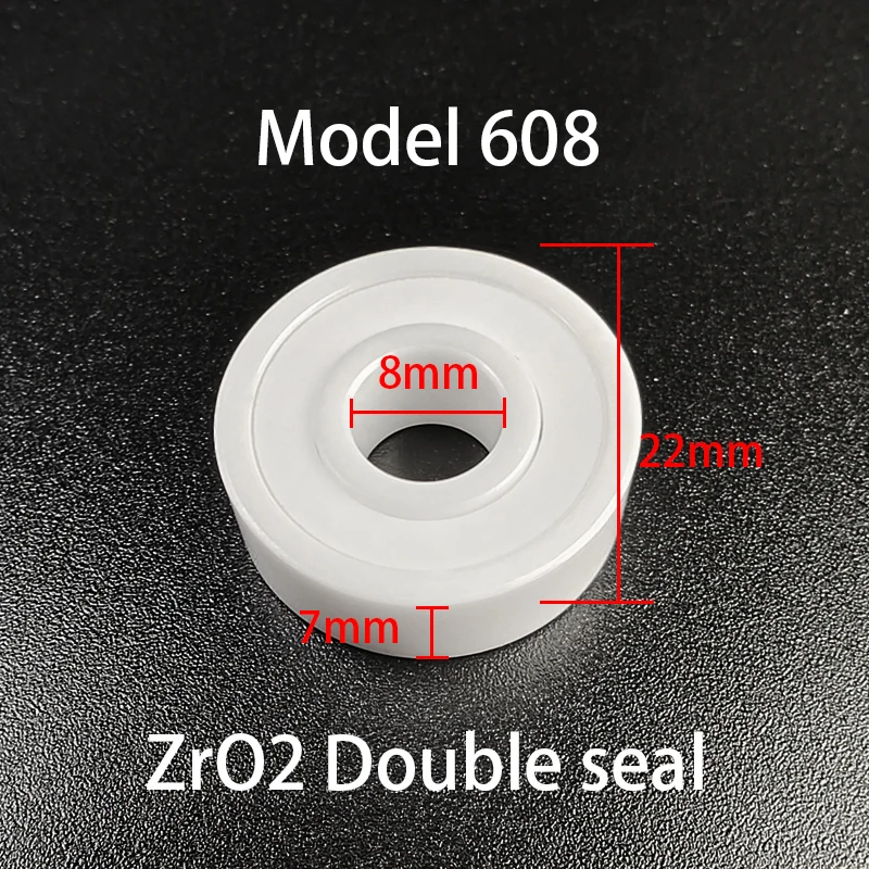 Double-shielded small bearings for skateboards 608 8*22*7mm Roller skate bearing Auxiliary wheel bearing High performance