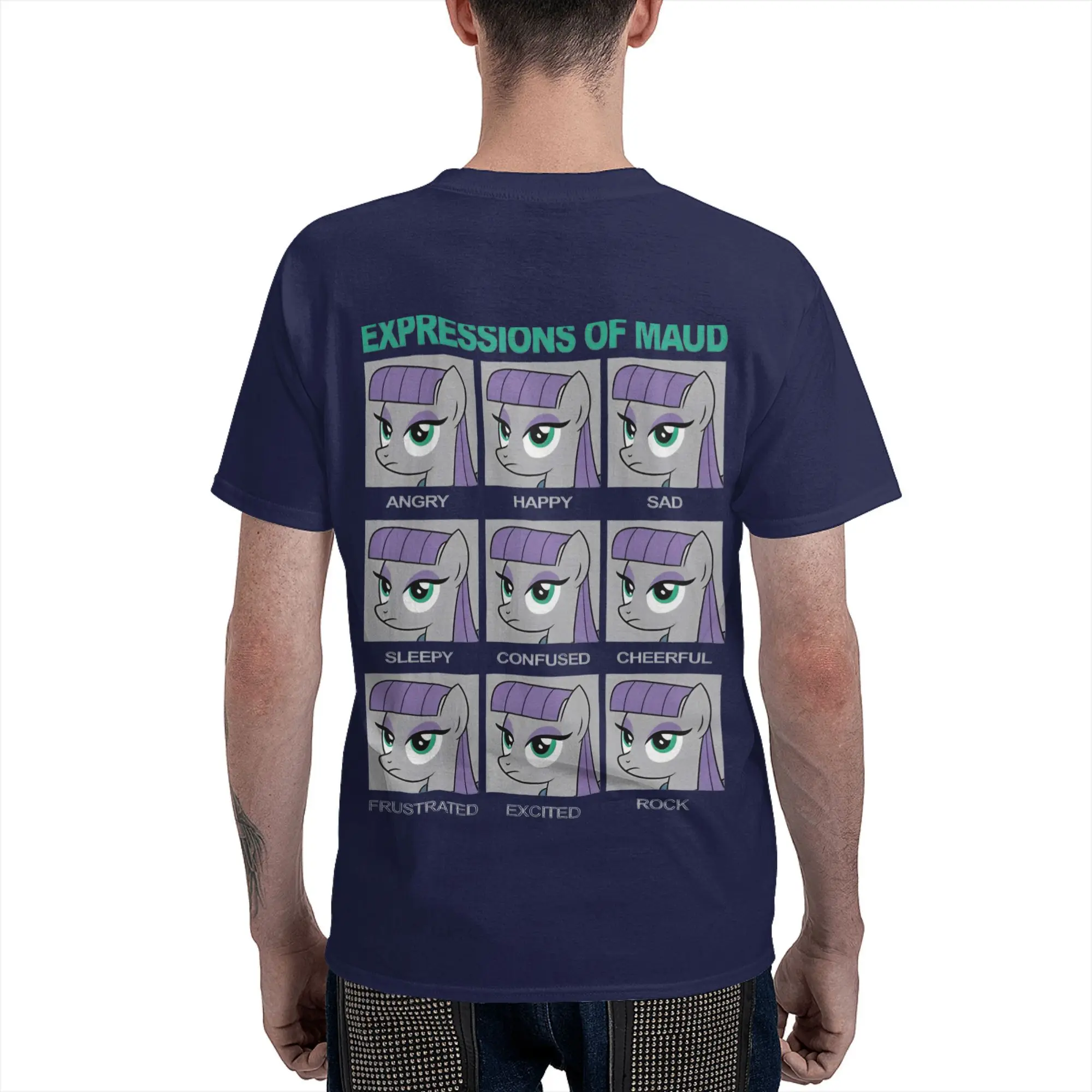 Expressions Of Maud Pie Mlp Friendship Is Magic T-Shirt Men Women Ponies Cotton Tee Shirt Crew Neck Short Sleeve T Shirt