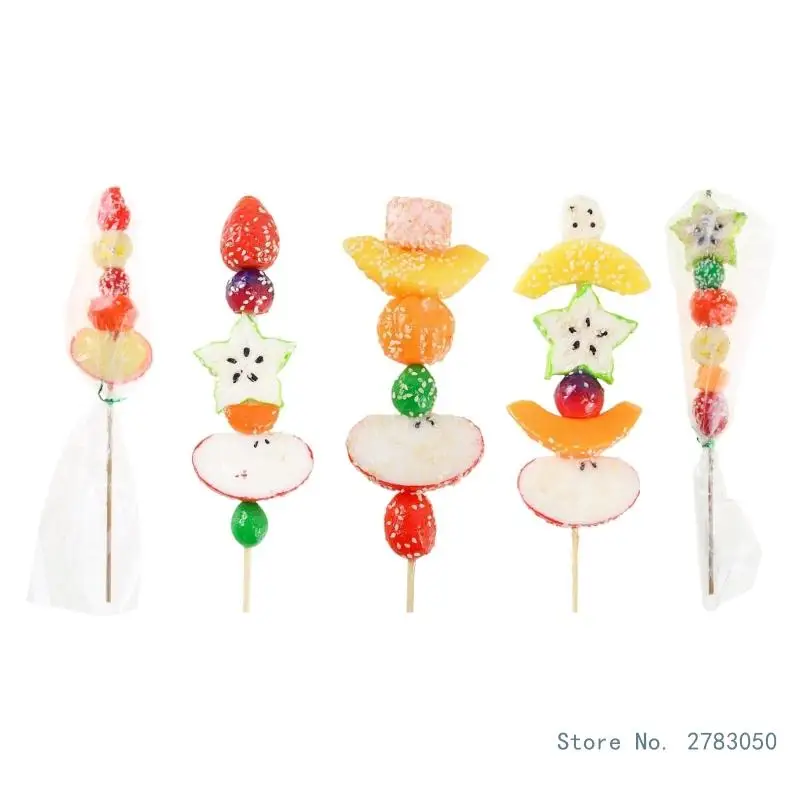 Artificial Sugar-Coated Haws Fake Candied Haws Realistic Simulation Candied Haws Artificial Fruit for Photography Prop