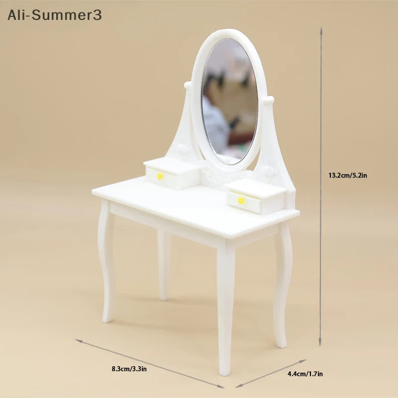 1/12 Poppenhuis Simulatie Kaptafel Model Poppenhuis Slaapkamer Decoratie Poppenhuis Living Scène Decor Accessoires