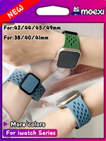 For HK10 Pro Plus Strap HK9 ULTRA 2 MAX Smart Watch HK10 Ultra 3 WF HK9 PRO PLUS Magnetic silicone band Smartwatch HK8 PRO MAX