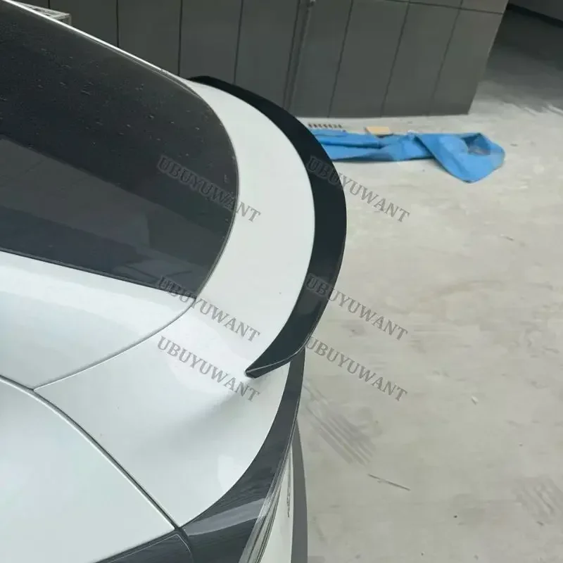 For Tesla Spoiler New Model Y 2025+ For Tesla Model Y+ Trunk Spoiler Roof Lip Kit Car Rear Spoiler Wing Exterior Kit