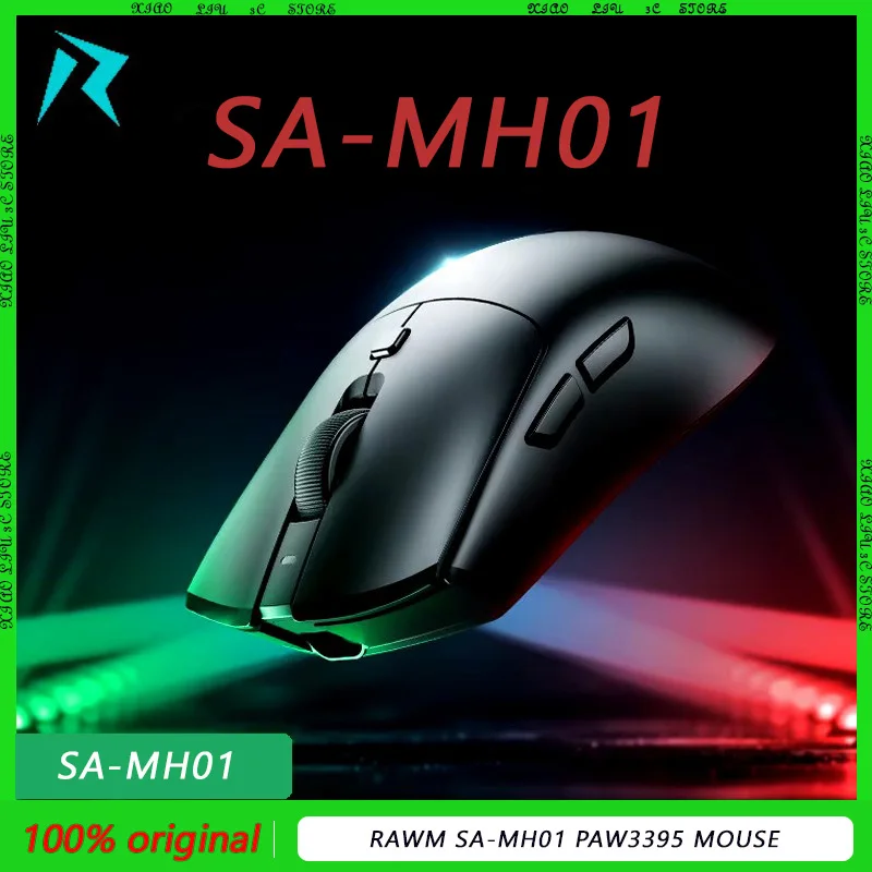 

RAWM SA-MH01 mouse PAW3395 Nordic52840 Computer Peripherals Wireless game esports mouse three mode laptop mouse gifts