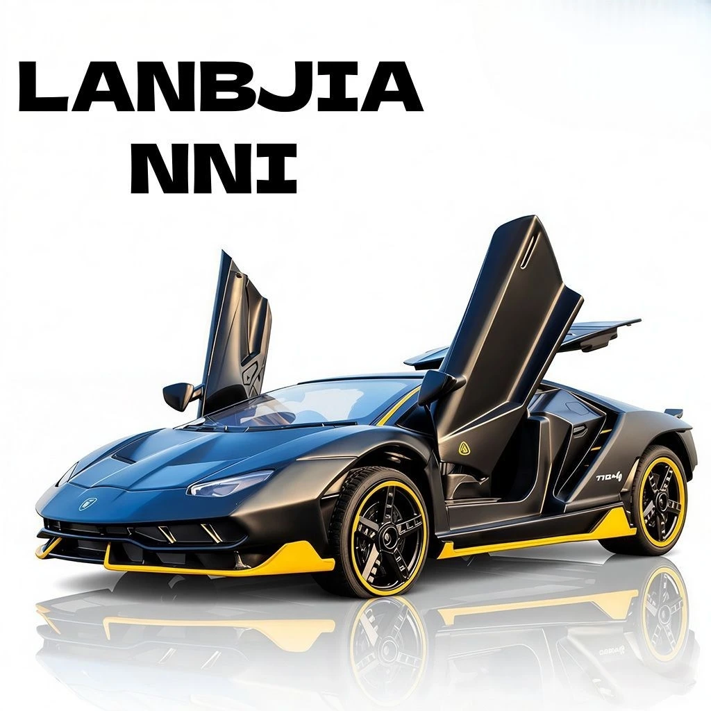 Official authorized 1:32 LP770 Alloy Model Car Simulation Sound& light  Exquisite Toy car For Children Christmas gift