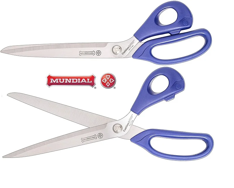 

American Mundial 990 Stainless Steel Dressmaker's Shears, Professional Clothing Scissors