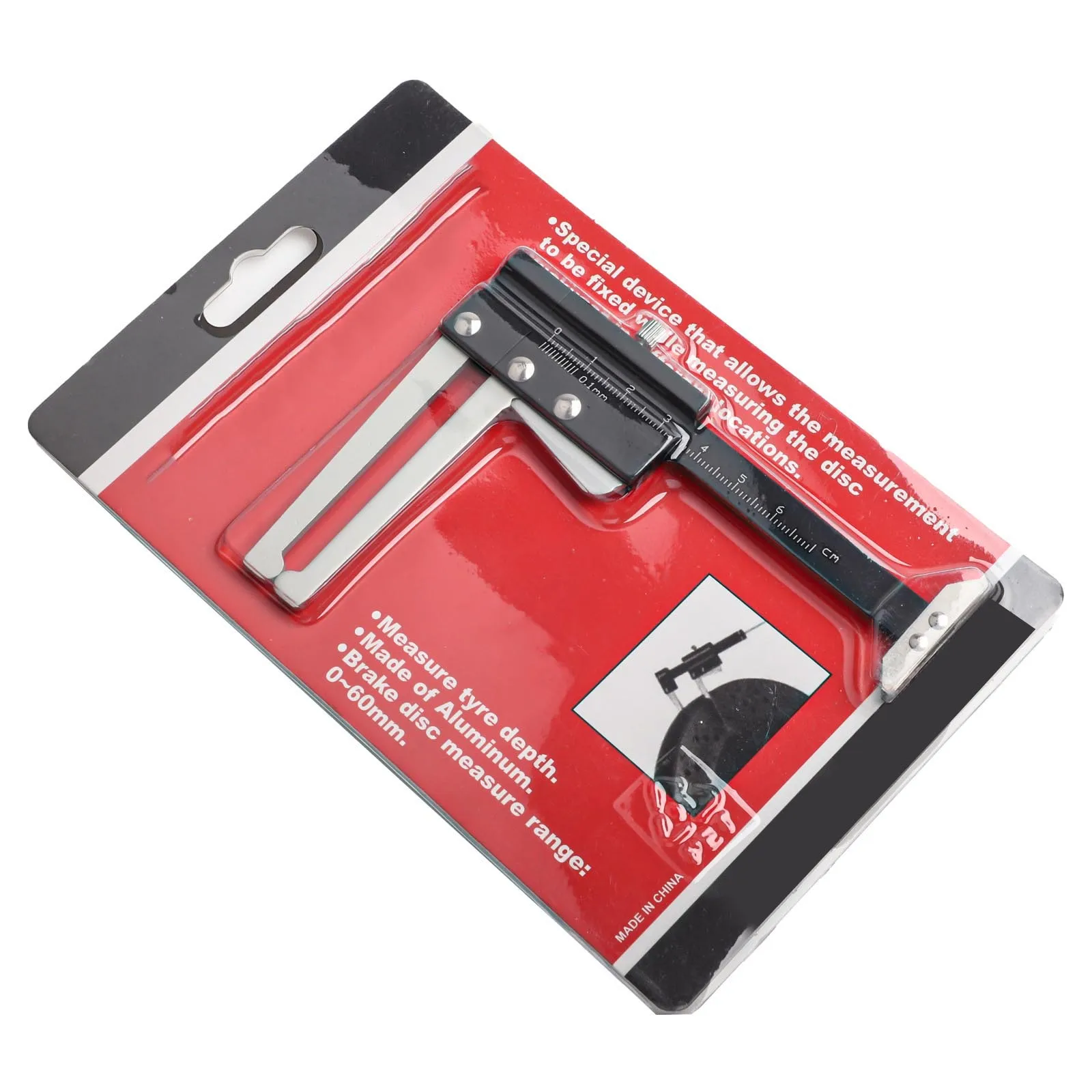 Tool Tire Measuring Tool Not Applicable Black+Silver Color Clear Scale Not Fitment 60mm  Tool Tire Measuring Tool