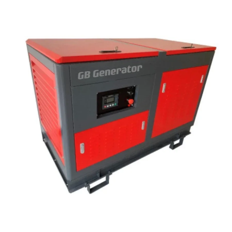 15kw AC Silent Diesel Generator Set Single Phase 50Hz Single-Cold Machine 400V/12V/230V Rated Power Engine Soundproof Canopy