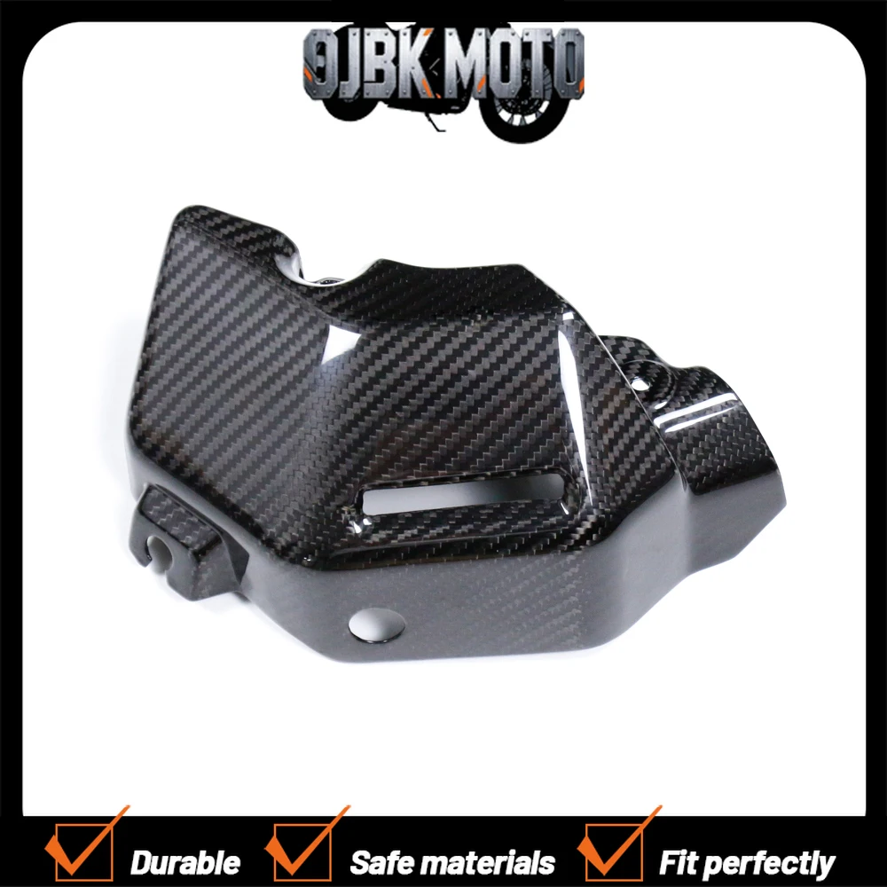 【Perfect fit】For Yamaha MT 09 MT09 MT-09 2024 2025 100% Carbon Fiber Water Radiator Cover Fairings Motorcycle Accessories