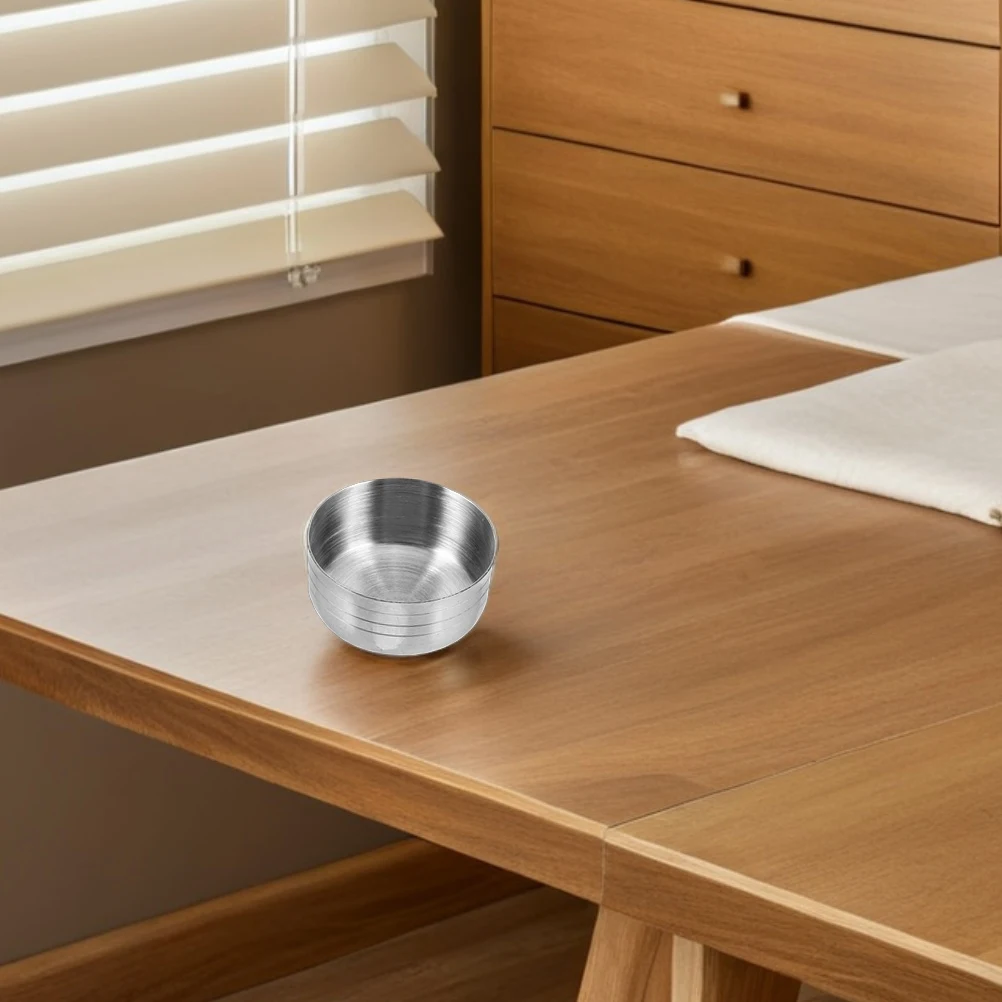 

2 Pcs Cocktail Shaker Lid Bar Accessories Tea Making Beverage Barware Utensils Silver Drinkware Bartender