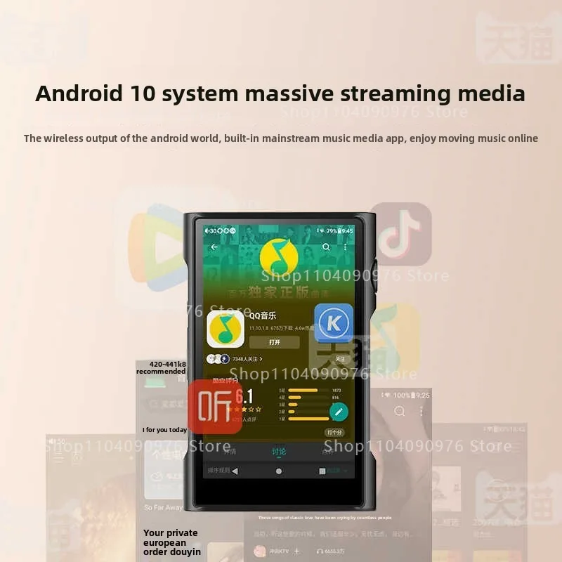 مشغل موسيقى HiFi بدون فقدان M3U - مشغل MP3 محمول بلوتوث يعمل بنظام Android لعشاق الصوت