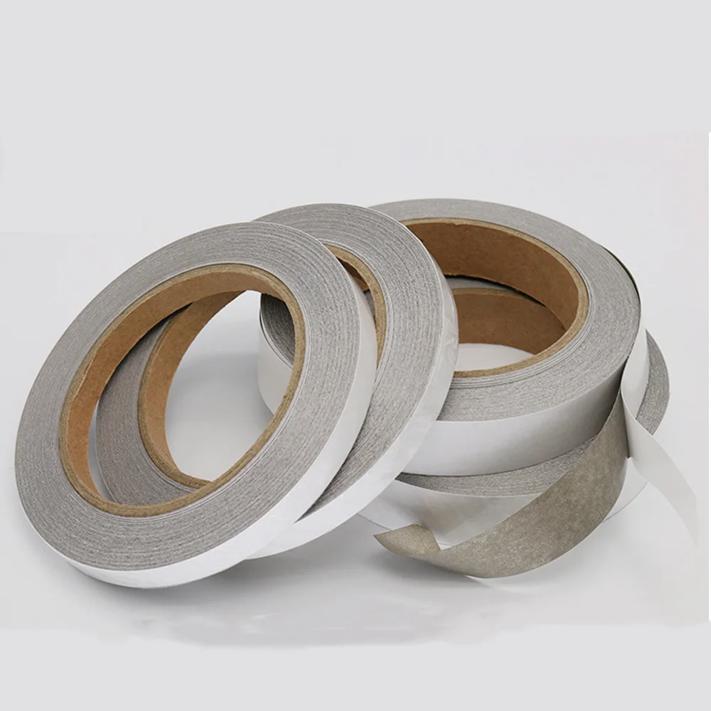 20/50Meter Double Sided Conductive Fabric Cloth Tape 5-30mm Laptop Cellphone LCD EMI Shielding Single-Sided Cloth Adhesive Tapes