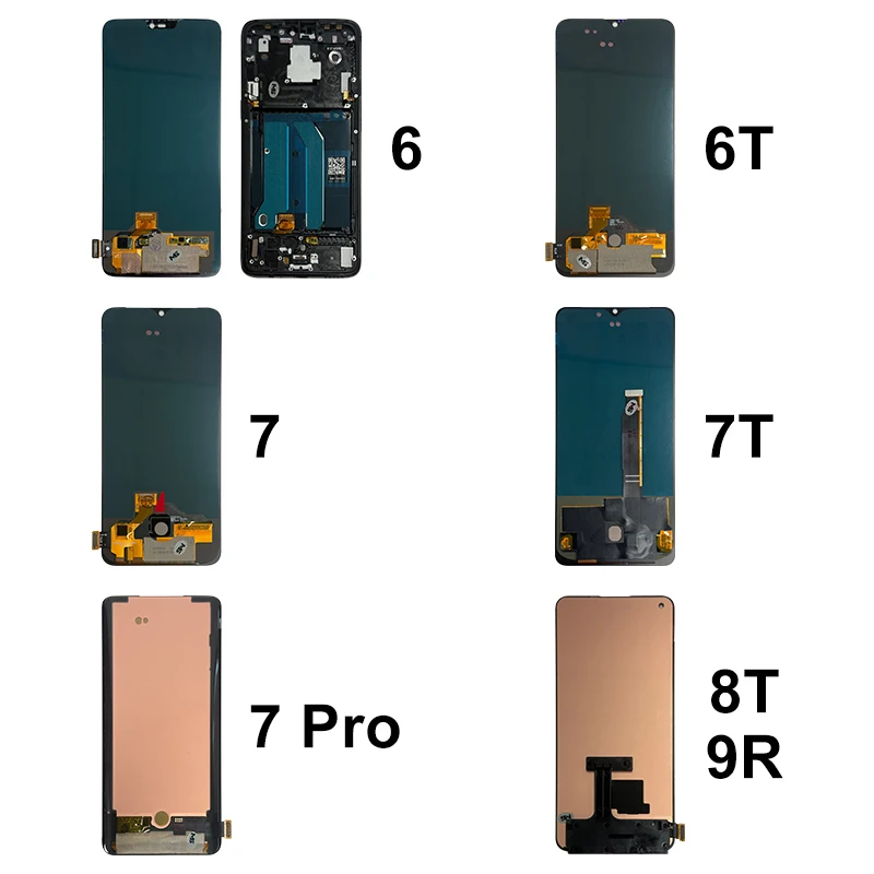 AMOLED For OnePlus 7 LCD 7T Display 1+ 6 6T Touch Screen 7 Pro LCD