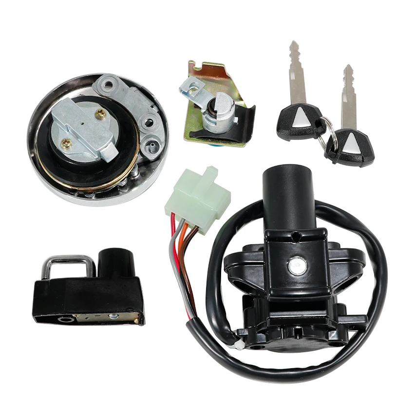 For Kawasaki W800 2019-2025 W800 ABS Ignition Fuel Tank Cap OEM 27048-5311 27048-5316 51049-0003 Motorcycle Full Lock Set